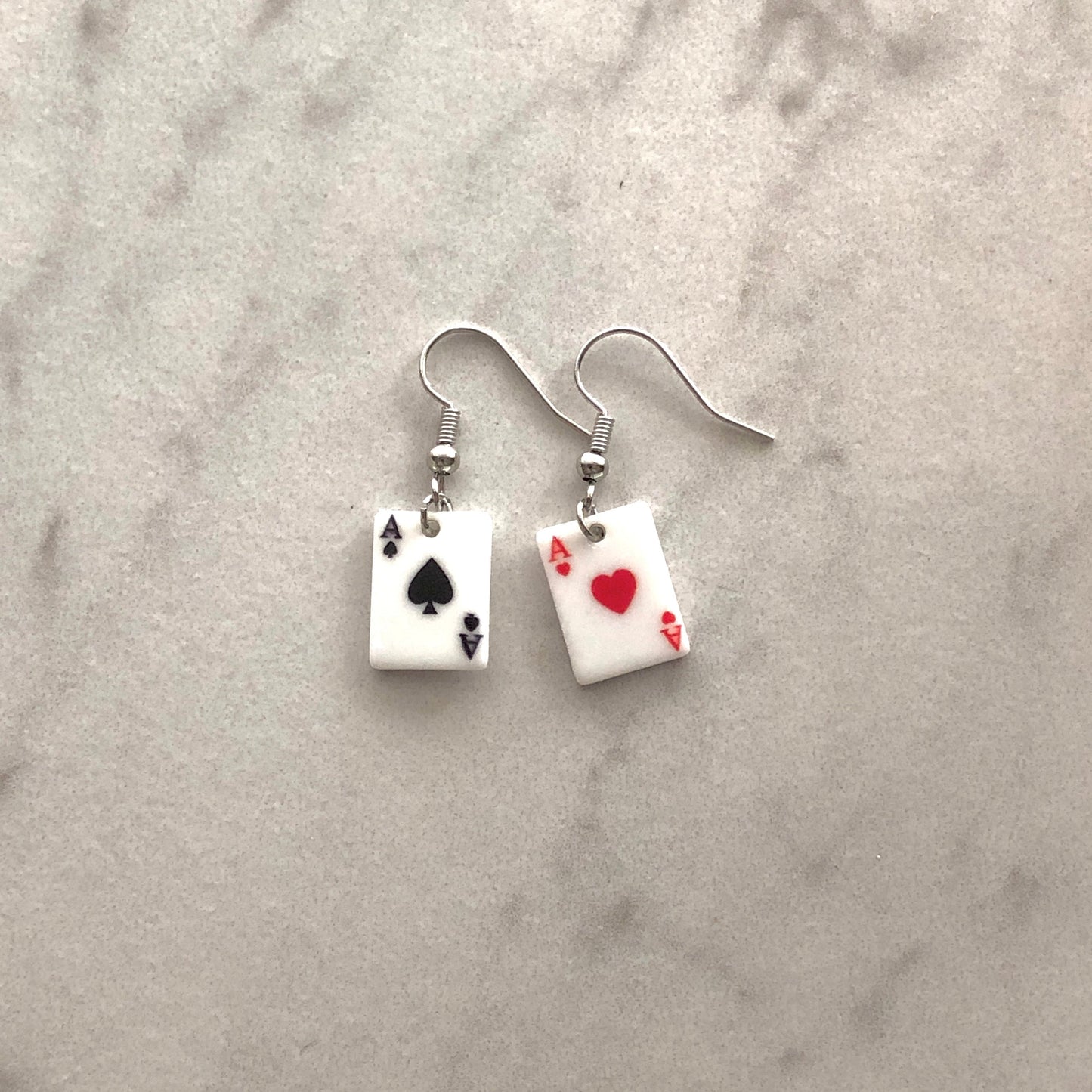 Playing Card Earrings