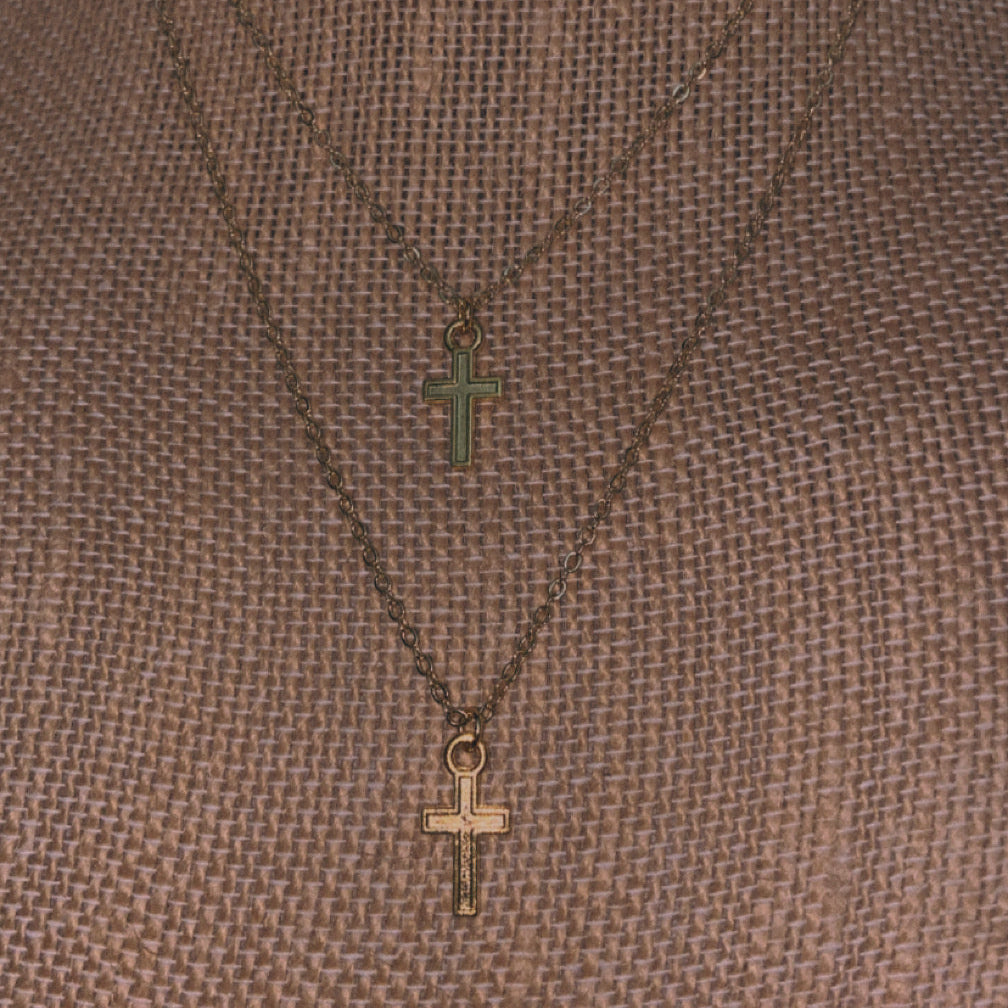 Gold Cross Necklace