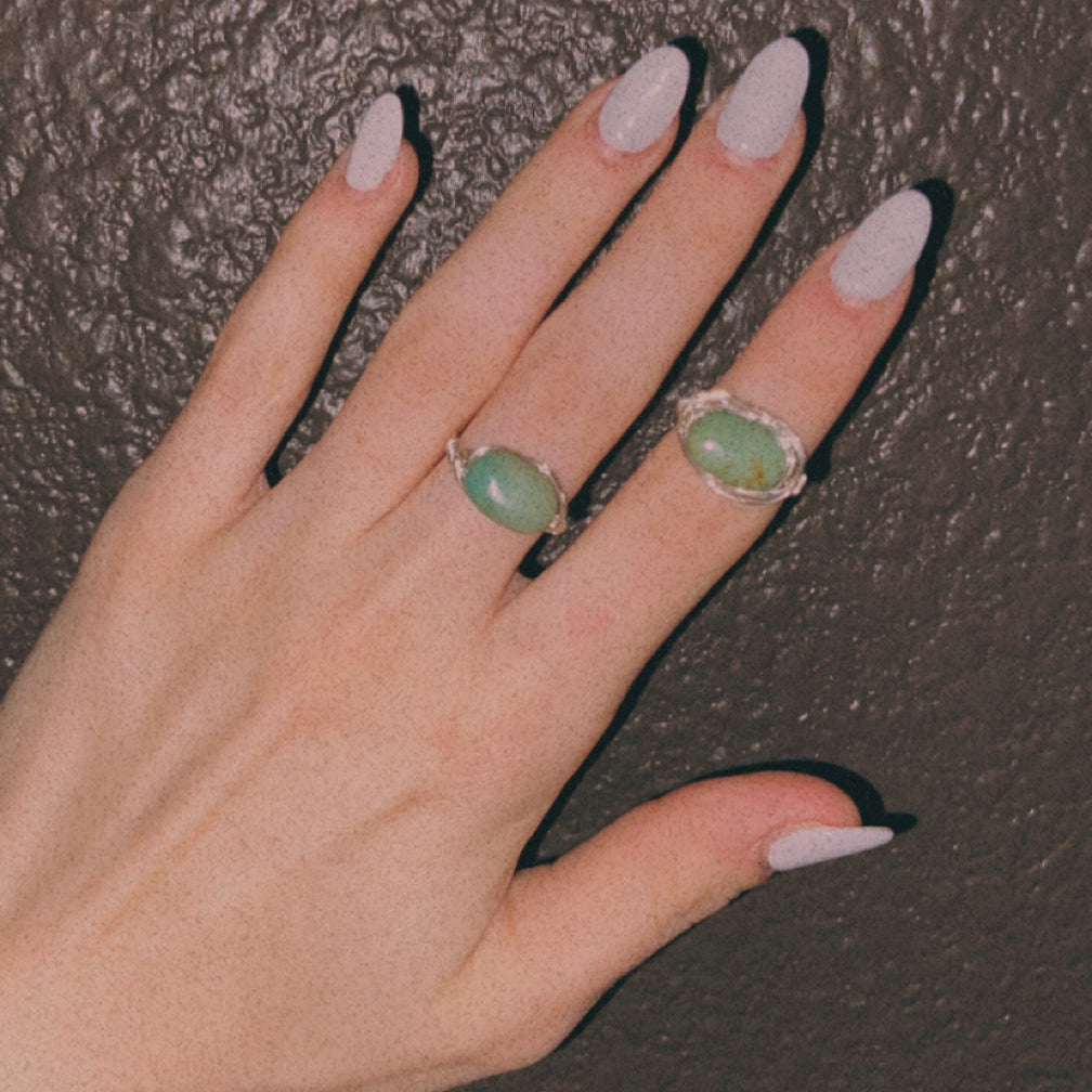 Sliver Turquoise Ring