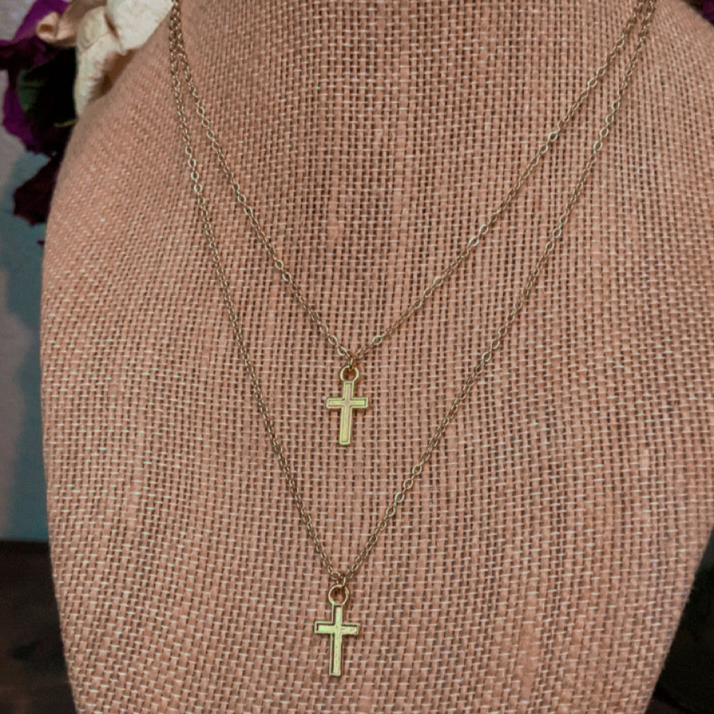 Gold Cross Necklace