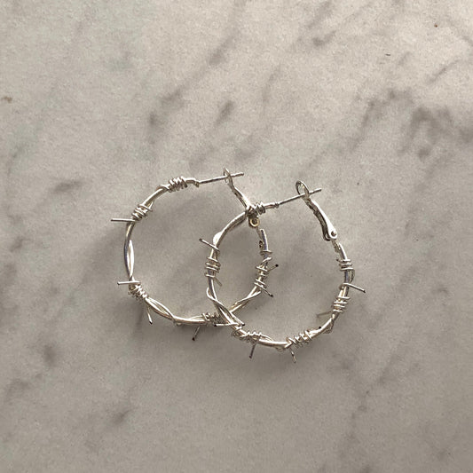 Mini Barbwire earrings