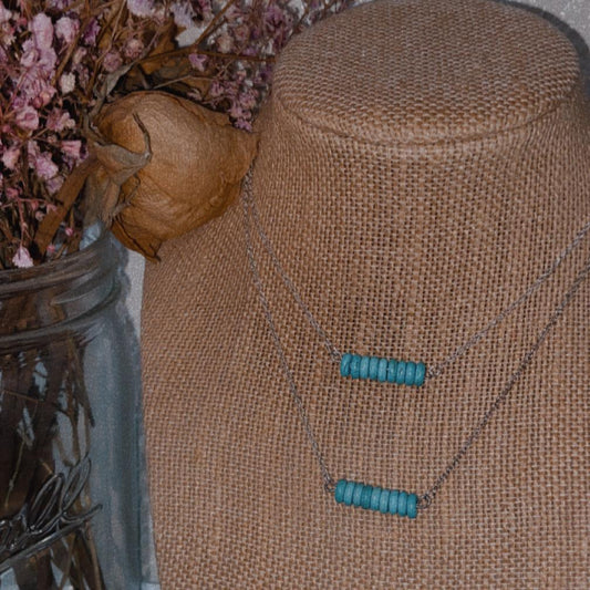 Turquoise Mini Bar Necklace