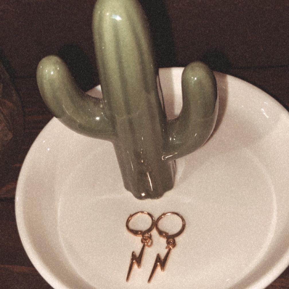 Gold Huggie Hoop Earrings