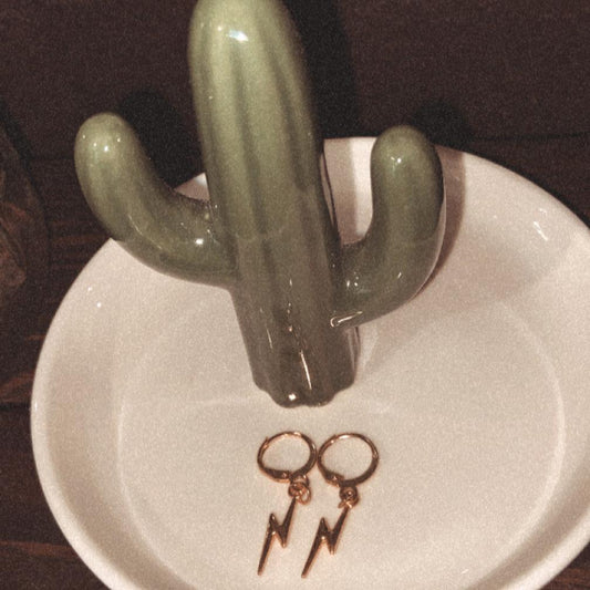 Gold Huggie Hoop Earrings