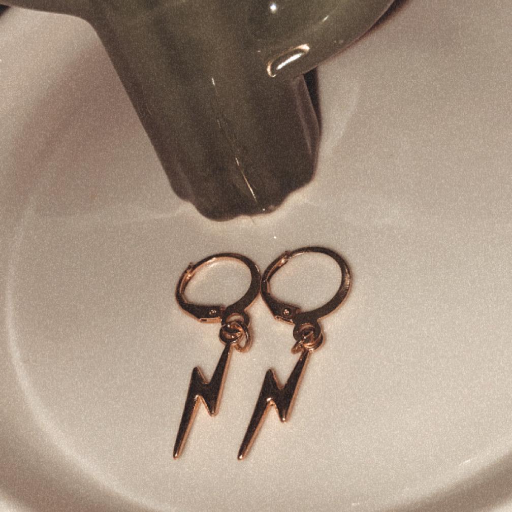 Gold Huggie Hoop Earrings