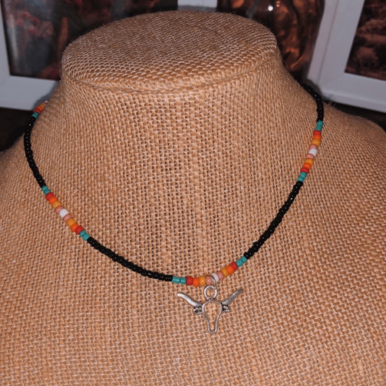 Longhorn Pendent Necklace