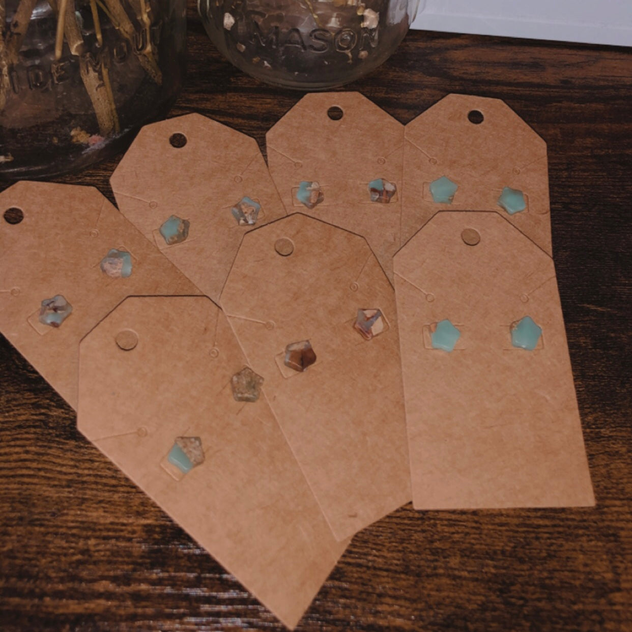 Jasper Stud Earrings